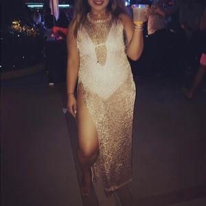 a'gaci Dresses - Metallic knit dress a'gaci Dresses - Metallic knit dress